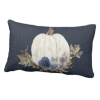 White pumpkin, Blue Pillow - Uncategorized - 