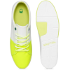 White sneakers with neon accents - Superge - 