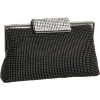 Whiting & Davis Bubble Mesh and Crystal Clutch Black - Clutch bags - $158.40 