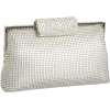 Whiting & Davis Bubble Mesh and Crystal Clutch Silver - Clutch bags - $106.39 