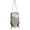 Whiting & Davis Chain Fringe Bag Pewter - Borse - $94.38  ~ 81.06€