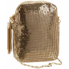 Whiting & Davis Chain Tassel Pouch 1-5810BK Crossbody Gold - Borse - $67.27  ~ 57.78€