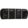 Whiting & Davis Crystal Striped Full Flap Clutch Black - 女士无带提包 - $239.00  ~ ¥1,601.38