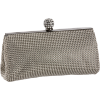 Whiting & Davis Dimple Mesh Framed Clutch Pewter - Carteras tipo sobre - $158.00  ~ 135.70€