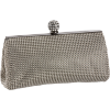 Whiting & Davis Dimple Mesh Framed Clutch Pewter - Torbe s kopčom - $158.00  ~ 135.70€