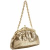 Whiting & Davis Framed Evening Bag Gold - Bag - $132.00  ~ £100.32