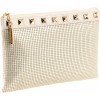 Whiting & Davis Studs & Snake Clutch Pearl - Clutch bags - $64.37 