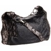 Whiting & Davis Women's Metal Snake 1-8849BKGL Hobo Black Silver - Bag - $298.00  ~ £226.48