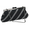 Whiting and Davis Dimple Mesh Clutch Matte Black - Clutch bags - $134.60 