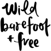 Wild Barefoot and Free - イラスト用文字 - 