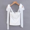 Wild French retro backless small camisol - Srajce - kratke - $25.99  ~ 22.32€