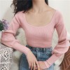 Wild Lantern Sleeve Knit Sweater Retro C - Shirts - $27.99  ~ £21.27