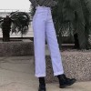 Winter corduroy solid color trousers wid - Jeans - $26.99 