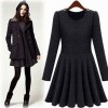 Winter dress charcoal grey - ワンピース・ドレス - 