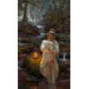 Woman By the Waterfall - Resto - 