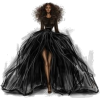 Woman in Black Dress Illustration - Resto - 