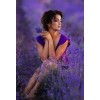 Woman in Purple Flowers - Other - 