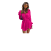 Woman in hot pink dress - Uncategorized - 