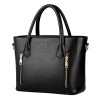 Women Top-Handle Handbags Double Zipper Faux Leather Shoulder Tote Bag Medium - Bag - $29.99  ~ £22.79