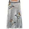 Women's Fashion Butterfly Embroidery Seq - Kleider - 
