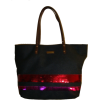 Women's Tommy Hilfiger Large Tote (Charcoal Trimmed With Red/Deep Pink Sequins) - Bolsas pequenas - $95.00  ~ 81.59€