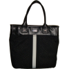 Women's Tommy Hilfiger Large Tote Handbag (Black Tonal Large Logo) - Carteras - $99.00  ~ 85.03€