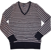 Women's Tommy Hilfiger Long Sleeve Lightweight Sweater Navy/Pink Striped Size Large - 长袖衫/女式衬衫 - $59.00  ~ ¥395.32