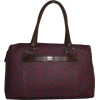Women's Tommy Hilfiger Satchel Style Handbag (Burgundy/Navy Alpaca) - Bolsas pequenas - $99.00  ~ 85.03€