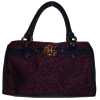 Women's Tommy Hilfiger Satchel Style Handbag (Wine Alpaca) - Torebki - $89.00  ~ 76.44€