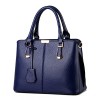 Women's Top-Handle Handbags East-West Faux Leather Shoulder Tote Bag Medium - Bag - $28.99 