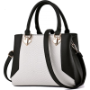Women Dual Color Combo Fresh Faux-Leathe - Clutch bags - 