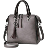 Women Faux-Leather Distressed Asymmetri - Hand bag - $69.99 
