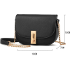 Women Faux-Leather Saddle Tote Messenger - Hand bag - $49.99  ~ £37.99
