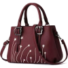Women Faux-Leather Tote Messenger Bag wi - Borse con fibbia - 