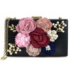 Women Flower Clutches Handbags Designer Evening Bags Prom Party Wedding Cocktail Purses with Pearls Beaded - Hand bag - $59.99 
