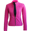 Women Pink Softshell Quilted Jacket with - Jacket - coats - $99.00 