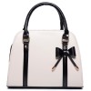 Women Tote Faux-Leather Handbag with Att - Hand bag - $49.00 