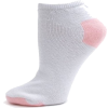Womens Cotton Performance Athletic Low Cut Socks - 12 PAIRS - Colors Available White / Pink Heel & Toe - Underwear - $14.99 
