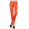 Womens Designer Jeggings Denim Distressed Skinny Club Leggings Tangerine - Dokolenice - $34.99  ~ 30.05€