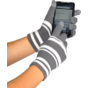 Womens Magic texting glove with conductive yarn finger tips for iPhone, iPad and all touch screen devices - 4 colors GreyWhite - グローブ - $16.99  ~ ¥1,912