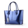 Womens Medium Size Designer Faux Leather Stylish Top-Handle HandbagTote Shoulder Bag - Bag - $29.99 
