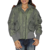 Womens Tommy Hilfiger Windproof Insulated Warm Winter Hoodie Down Jacket / Feather Coat - Army Green Army Green - 外套 - $149.99  ~ ¥1,004.98