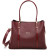 Women's Burgundy Compartment Shoulder - Kleine Taschen - 