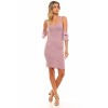 Women's Cold Shoulder Ruffle Tank Dress - Obleke - $25.50  ~ 21.90€