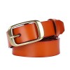 Women's Genuine Leather Belts with Polished Alloy Buckle for Fashion Vintage Dress Jeans - Ремни - $15.00  ~ 12.88€