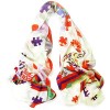 Womens Long Silk Scarf Multielement Silk-Cotton Scarf Rectangle - Cachecol - $63.00  ~ 54.11€