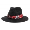 Women's Panama Summer UV Protection Sun Straw Hat - 有边帽 - $11.68  ~ ¥78.26