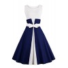 Womens Retro 1950s Cocktail Dresses Vintage Swing Dress - Dresses - $27.99 