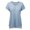 Womens Short Sleeve V-Neck High Low Dolman Top - Made in USA - Shirts - $24.21 