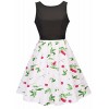 Women's Sleeveless Fit and Flare Cocktail Dress - 连衣裙 - $26.99  ~ ¥180.84